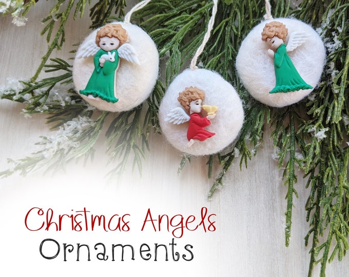 Whimsical Christmas Ornament: Angel Christmas Ornaments