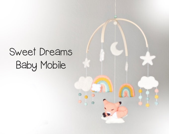 Sweet Dreams Baby Mobile : Woodland Baby Mobile