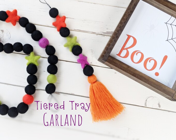 Tiered Tray Garland : Garland for Halloween