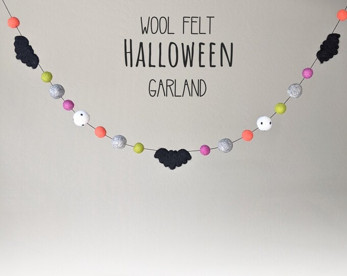 Halloween Garland - Halloween Bat Garland