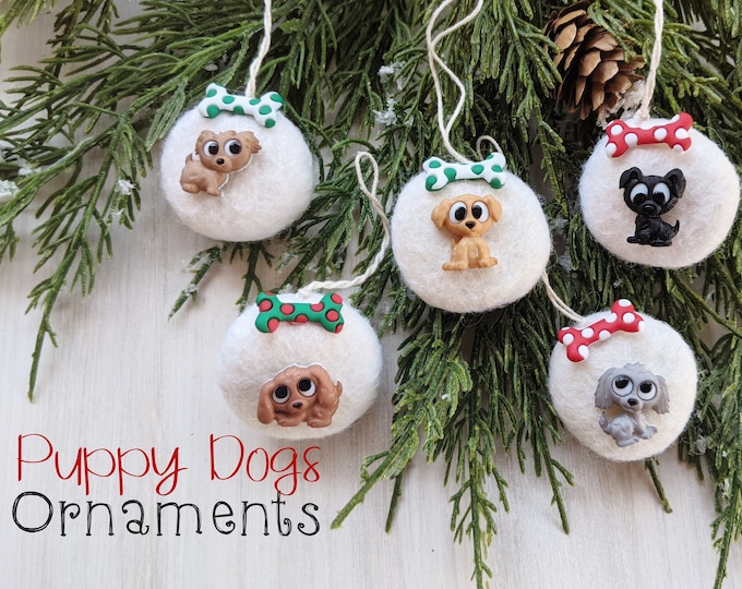 Whimsical Christmas Ornament: Dog Christmas Ornaments