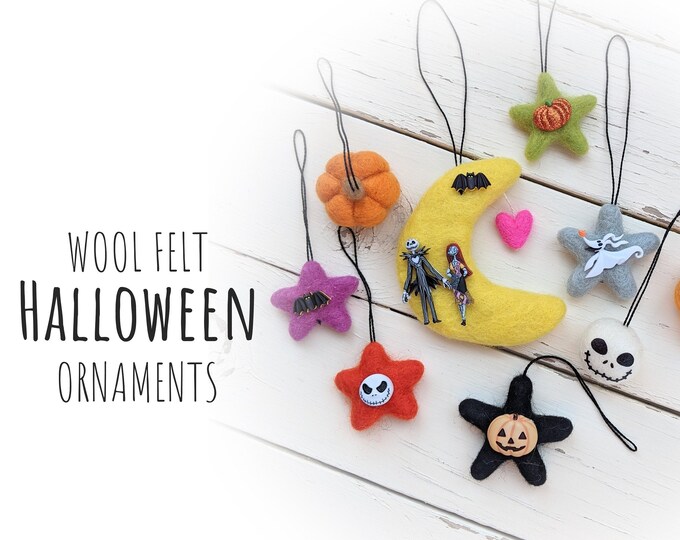 Nightmare before Christmas decorations : Halloween Tree Ornaments