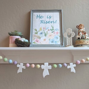 Pom Pom Easter Garland : Pastel Easter Garland