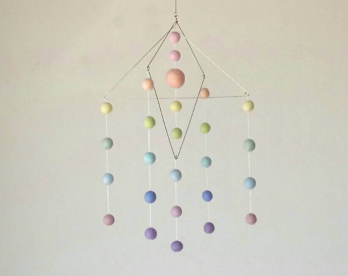 Baby Mobile : Ice Pastel Rainbow Baby Mobile