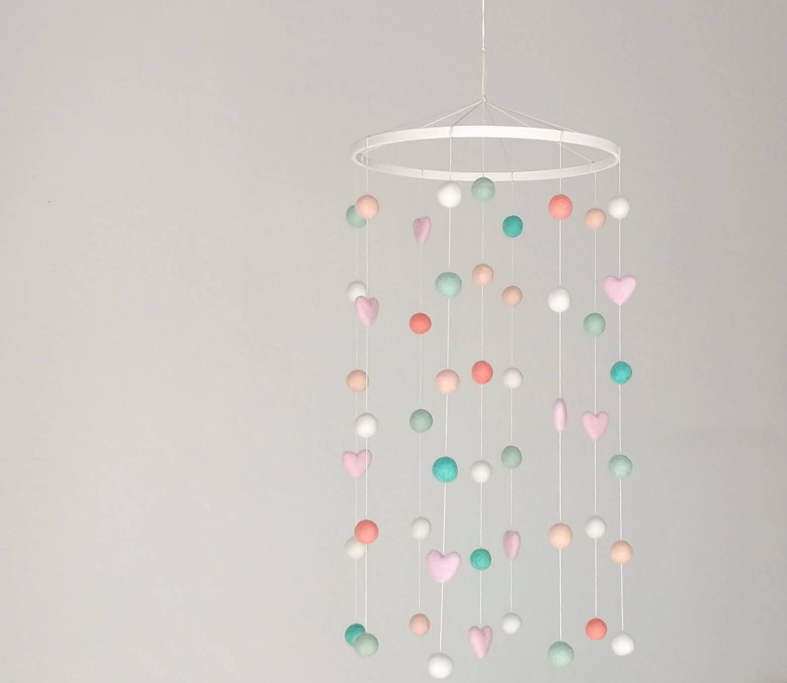 Deluxe Baby Mobile Classic Modern Baby Mobile in Mint and Etsy