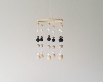 Baby Mobile : Modern Lullaby - gender neutral baby mobile