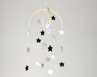 Baby Mobile : Felt Stars Baby Mobile