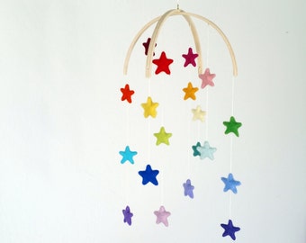 Baby Mobile : Rainbow Stars