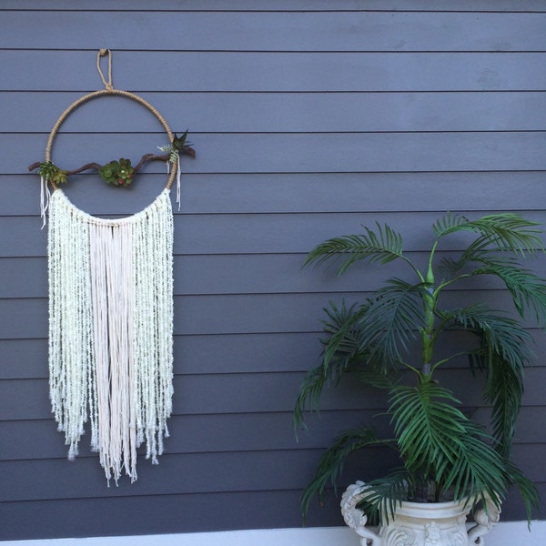 The Pearl - Dream Catcher, Dreamcatcher, Boho Dreamcatcher, Bohemian Dreamcatcher, Boho Home Decor, Boho Wedding, Boho Nursery, Boho Decor