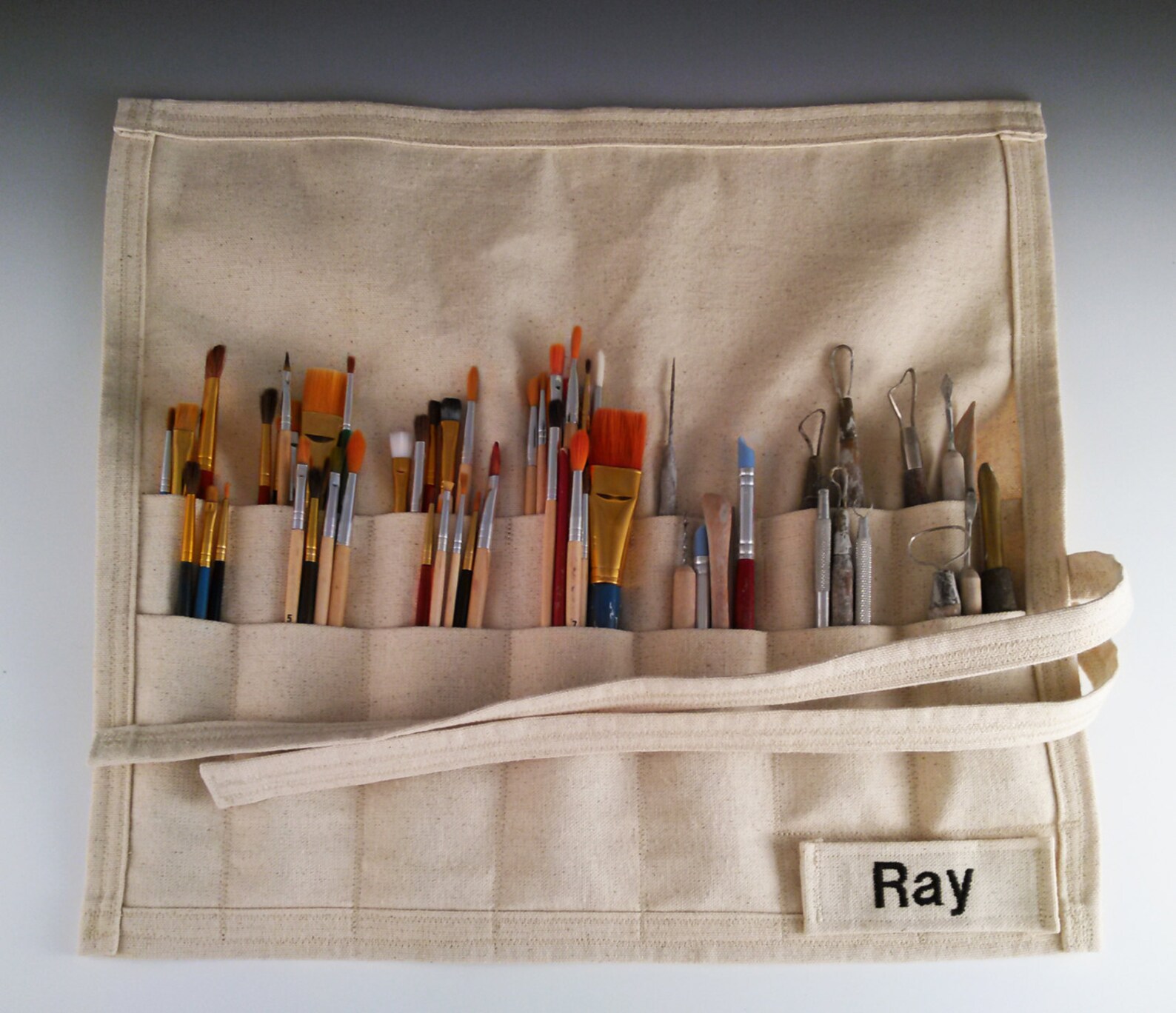 Pottery Tool Bag Paint Brush Tool Bag Crochet Tool Bag Etsy