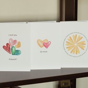 Valentine&#39;s Cards | Anniversary Cards | Heart Blank Greeting Cards