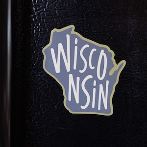 Imán del estado de Wisconsin