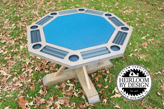 poker table etsy