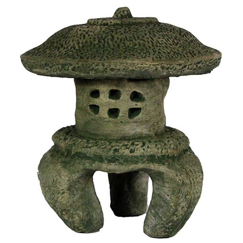 Beijing Chinese Temple Concrete Pagoda Oriental Cement Lantern