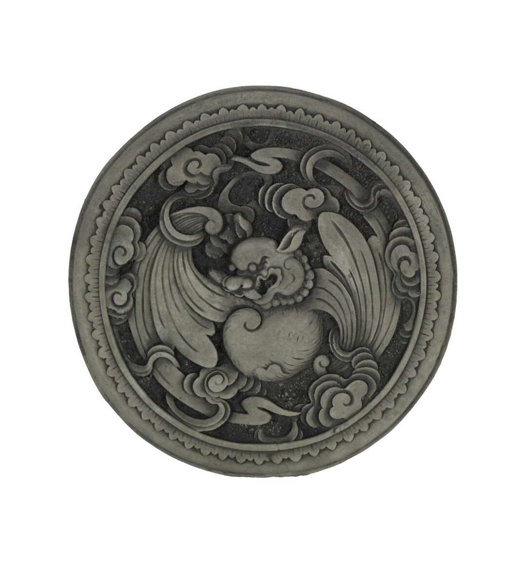 Bat Wall Plaque Home and Garden Decor Cement Garden Statues Hanging