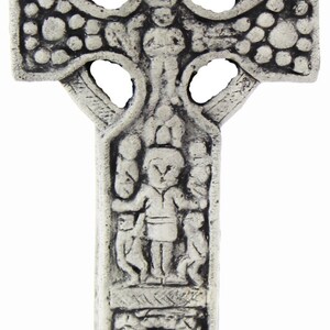 Clonmacnoise Cross Celtic Cross Concrete Garden Statue Religious Cement Irish Sculpture Catholic European Figuren Lamp Black