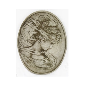 Cameo Wall Plaque Cement Renaissance Sculpture Figure Cast Stone European Figurines