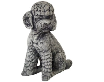 Poodle Dog Statue
