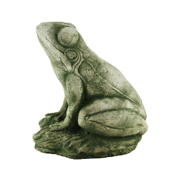 Frankie Frog Garden Frog Garden Statue Cement Toad Figurine Cast Stone Figure Frogs Sculptures