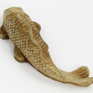 Japanese Koi Concrete Fish Garden Statue Cement Nishikigoi Chinese Gosanke Figure Asian sculpture Pond Decorative Art