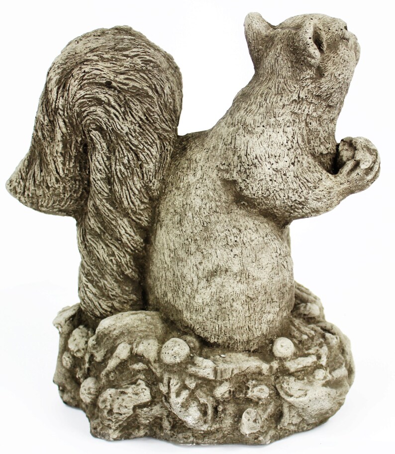 Buy Big Squirrel With Nut Decorative Concrete Statue Cement Garden