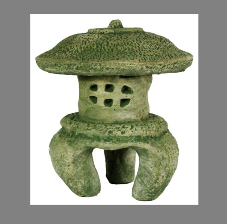 Beijing Chinese Temple Concrete Pagoda Oriental Cement Lantern