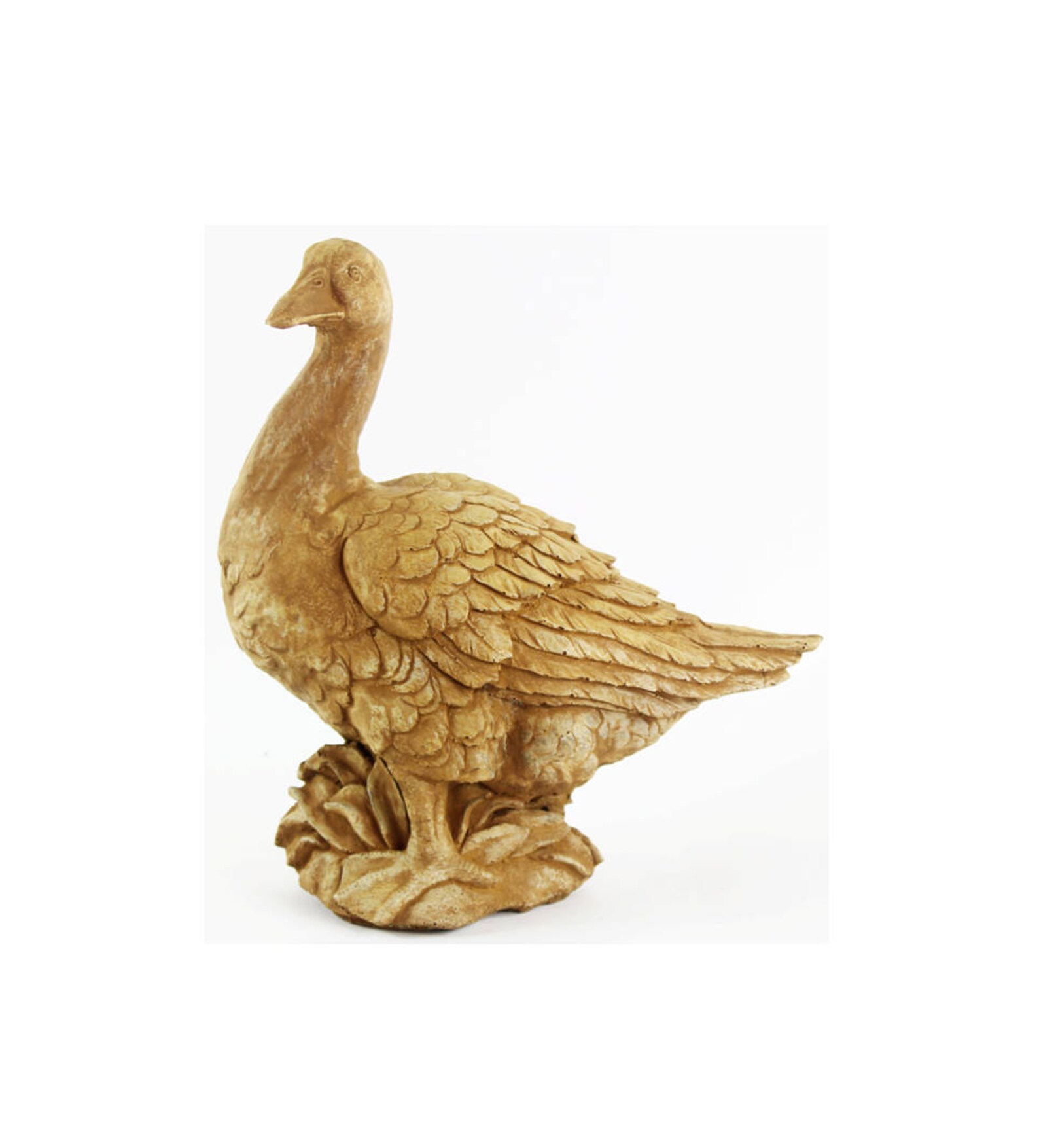 Farmers Duck Concrete Garden Statue Cement Figure Animal Cast Etsy