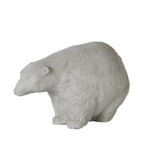 Polar Bear Concrete Animal Garden Statue Cement Figurine