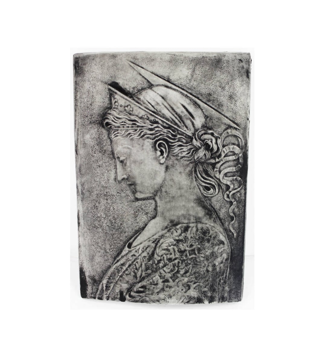Saint Cecilia Concrete Wall Plaque Cement European Religious Catholic ...