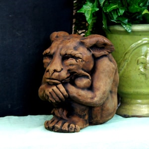 Igor Large Cement Gargoyle Concrete Gothic European Statue French Cast Stone Religious Sculpture Figure