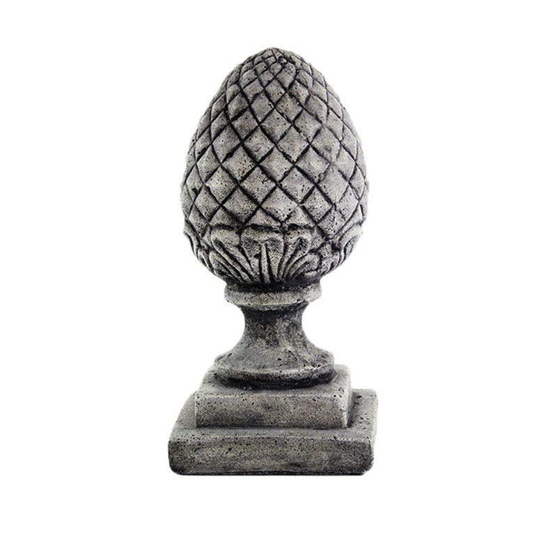 Finial Artichoke Statue Garden Decorative Concrete Cement Etsy Hong Kong