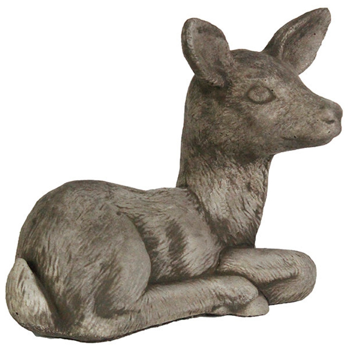 Deer Pair Statues Concrete Deer Sculpture Etsy