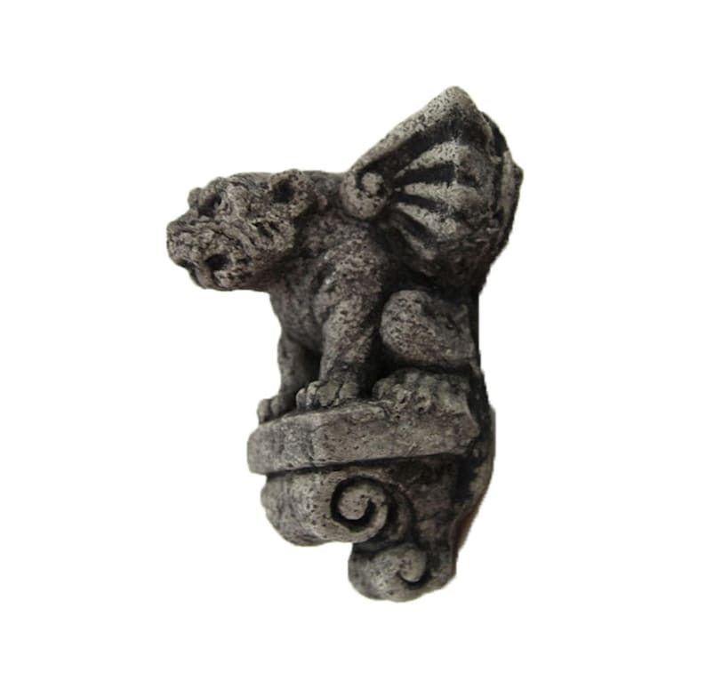 Hanging SM Gargoyle Wall Statue Cement Igor French Gargoyle Etsy
