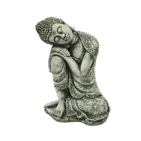Thai Buddha Meditating Sitting Buddha Garden Statue Concrete Asian Statue Chinese Sculpture  Japanese Cast Stone Figurine