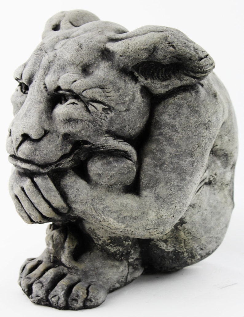 Igor Large Cement Gargoyle Concrete Gothic European Statue Etsy