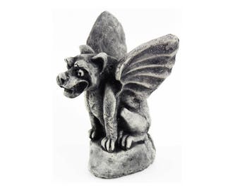 Gargoyle Cement Gargoyle Concrete Gothic European Statue French Cast Stone Religious Sculpture Figure