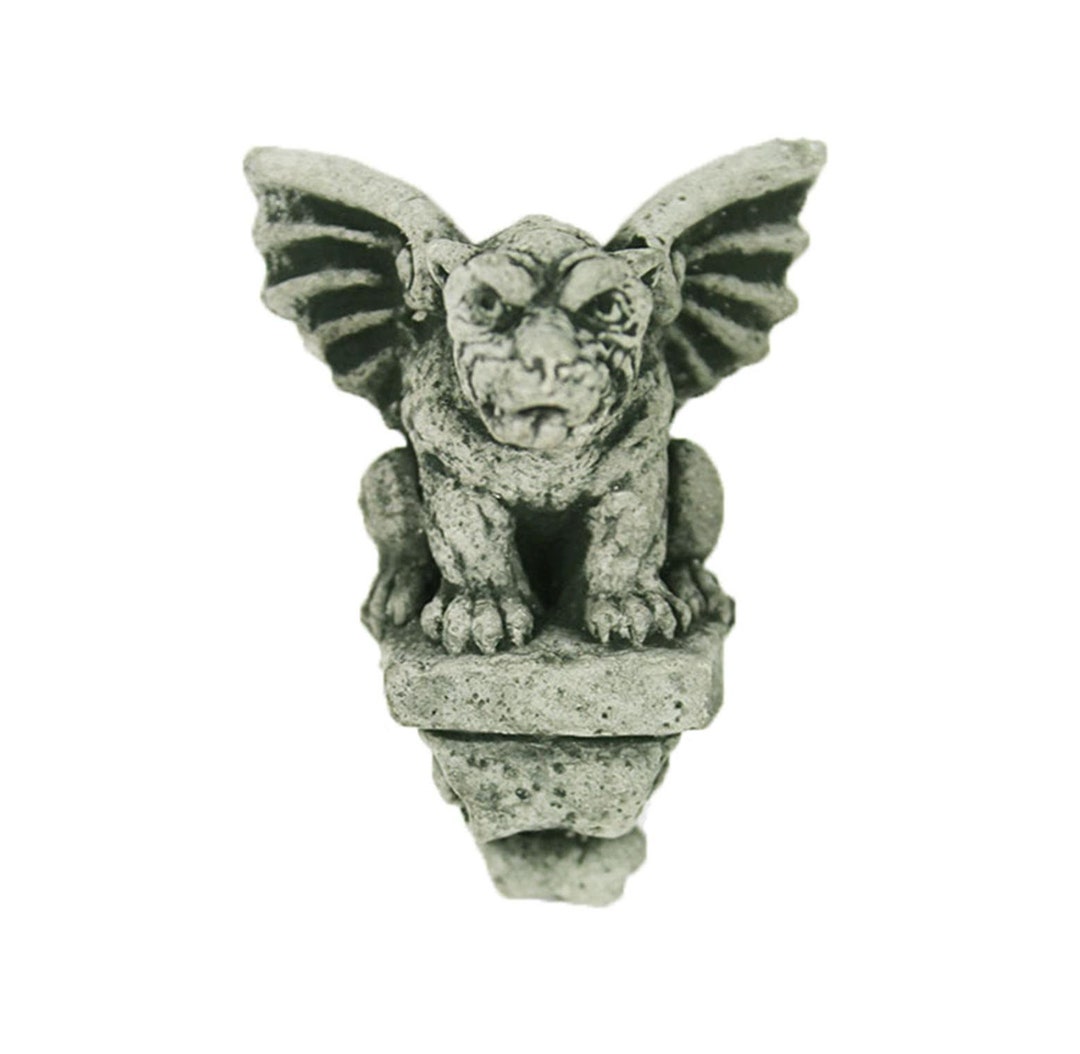 Hanging SM Gargoyle Wall Statue Cement Igor French Gargoyle Sculpture
