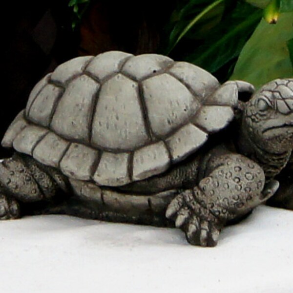 Large Garden Turtle Statue Etsy