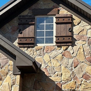 Window header, cedar header, farmhouse header, above window wood, window accent, window shutter, faux headers, 48 inch window
