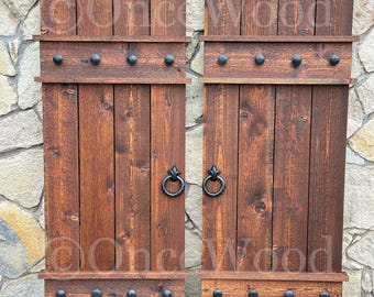 4 board 2 batten cedar shutters, extra wide shutters, French country style shutters, cedar shutters, exterior shutters, custom shutters