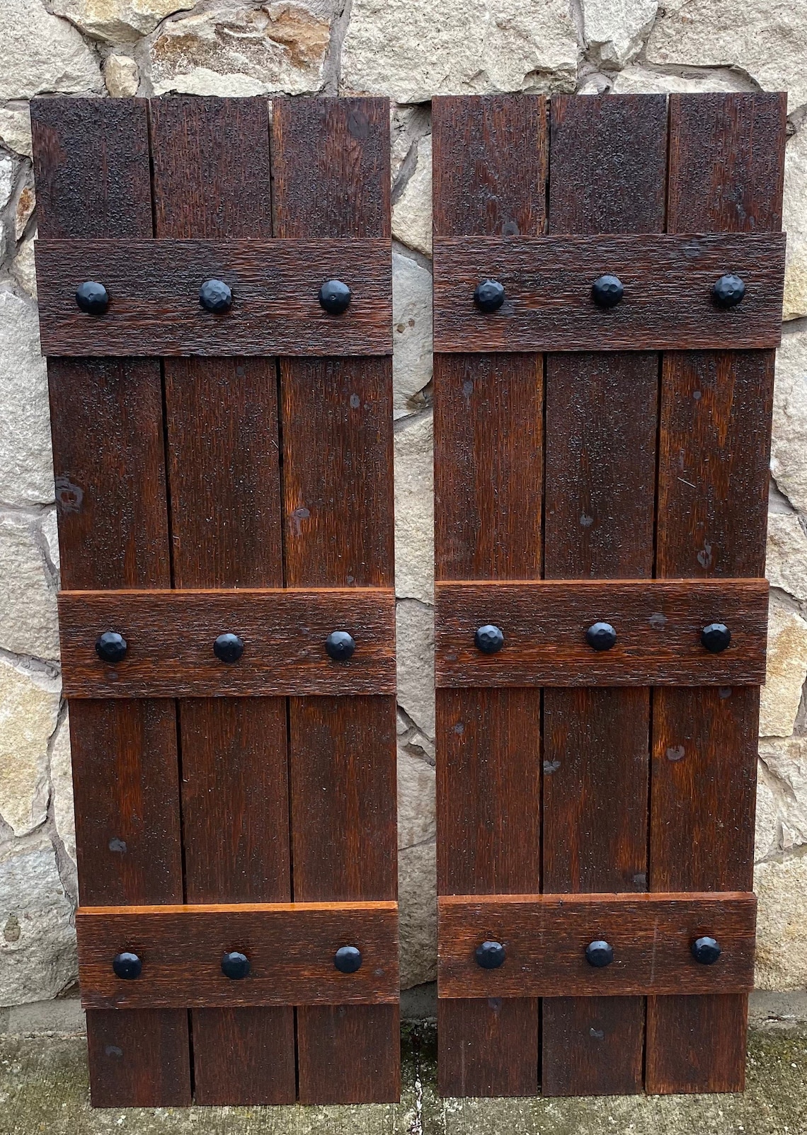 Rustic Shutters Spanish Style Shutters Cedar Shutters Etsy