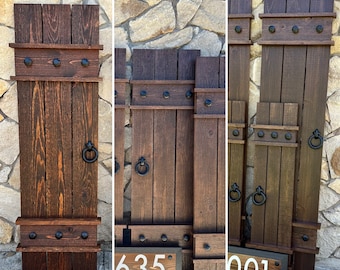 Stained Cedar Samples