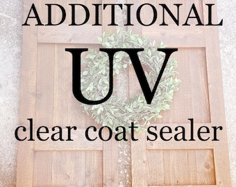 Additional clear UV protection