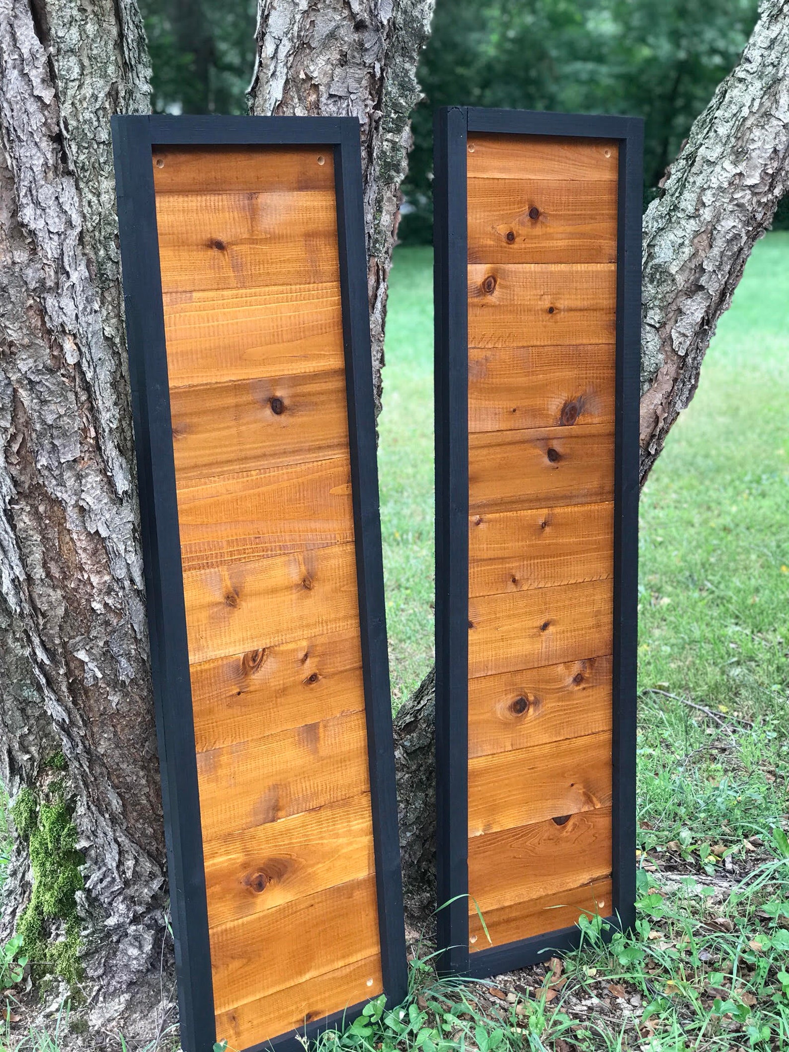 Mid Century Shutters Contemporary Modern Shutters Wooden Etsy