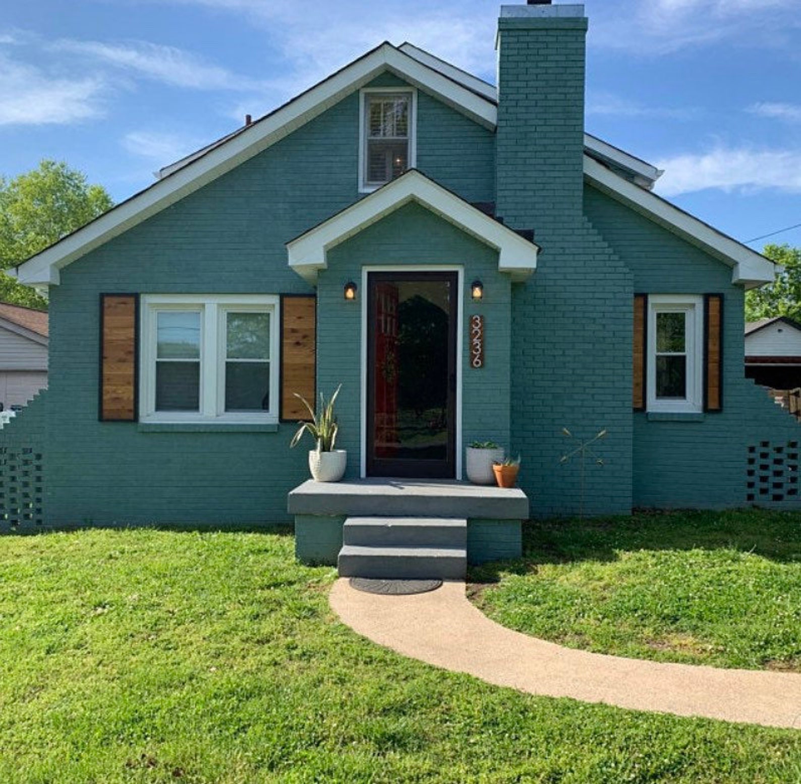 Mid Century Shutters Contemporary Modern Shutters Wooden Etsy