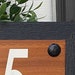 Rustic House Numbers | Cedar House Numbers | Modern House Number | Wood ...