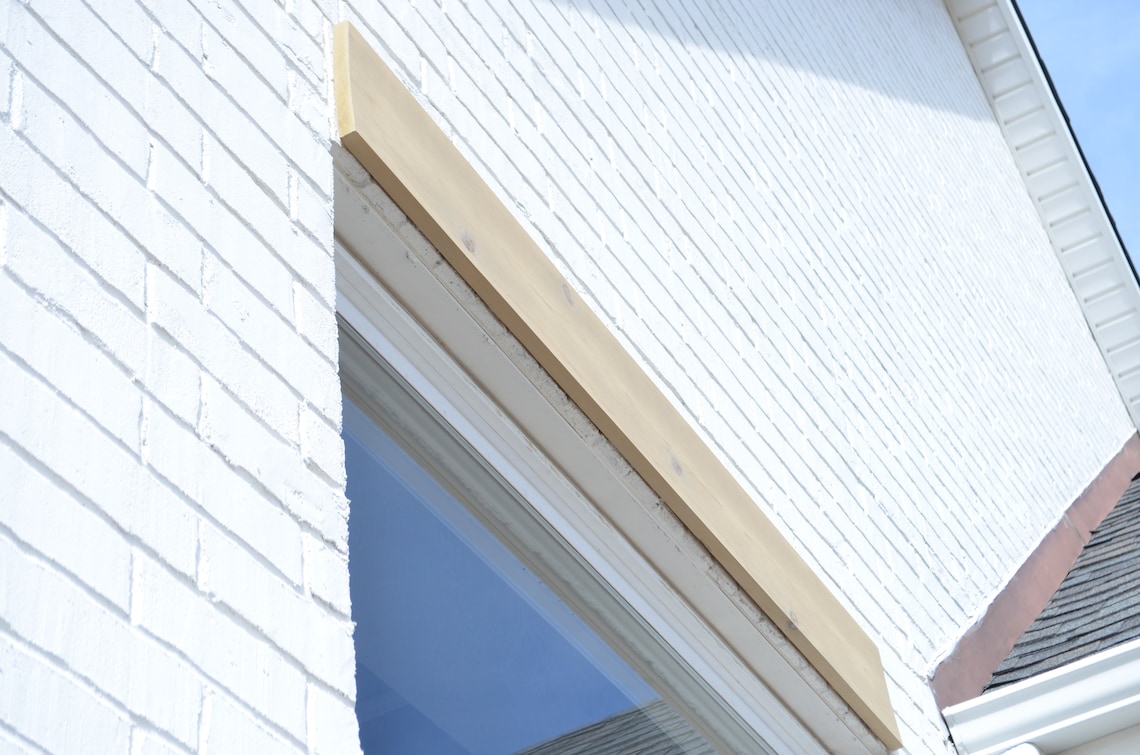 Cedar Window Header: Farmhouse Window Accent (48 Inch) - Etsy