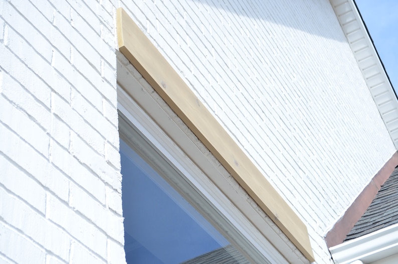 Window Header Cedar Header Farmhouse Header Above Window Etsy
