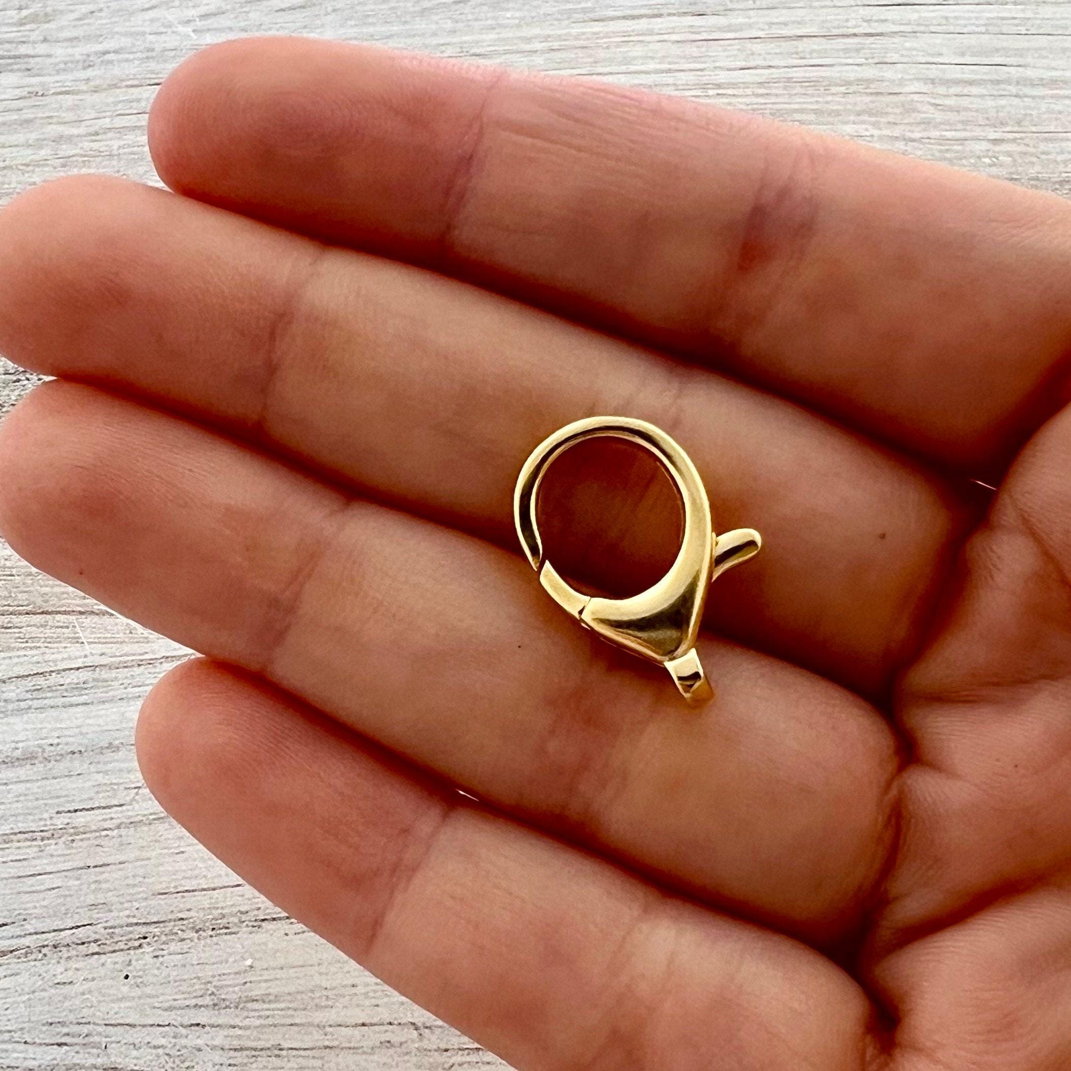 Kcctoo シルバーロブスタークロークラスプ クローズドジャンプリング