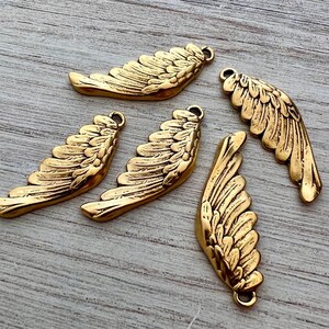Vingberlock, Ängelhänge, Smyckestillverkning i antikt guld, GL-6241 bild 5